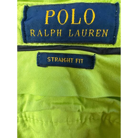 Ralph Lauren Polo Men's lime, green Shorts Pima Cotton size 42 Straight Fit - Picture 5 of 7